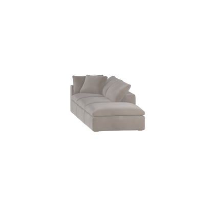 Ari modular corner Sofa with pouffe - Wide fabric range