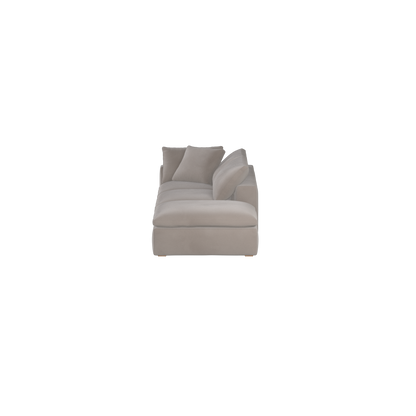 Ari modular corner Sofa with pouffe - Wide fabric range