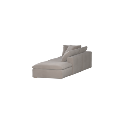 Ari modular corner Sofa with pouffe - Wide fabric range