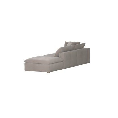 Ari modular corner Sofa with pouffe - Wide fabric range