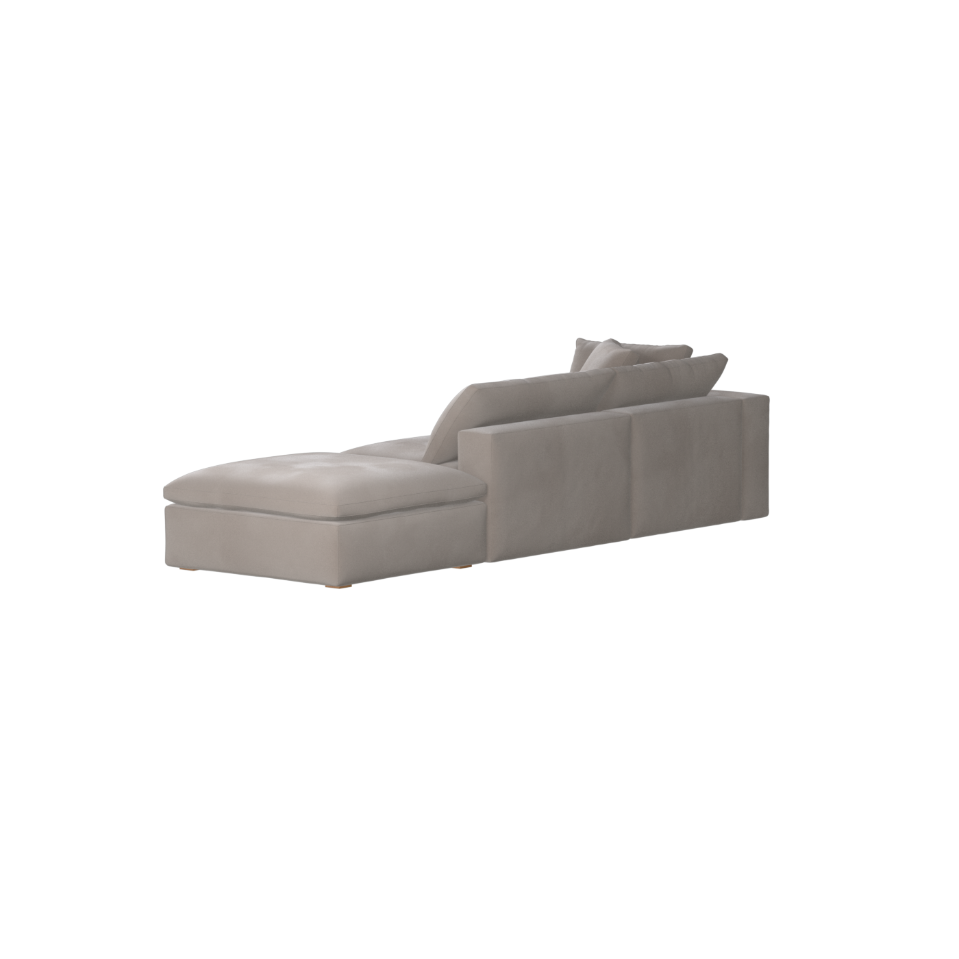 Ari modular corner Sofa with pouffe - Wide fabric range