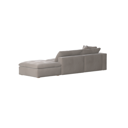Ari modular corner Sofa with pouffe - Wide fabric range