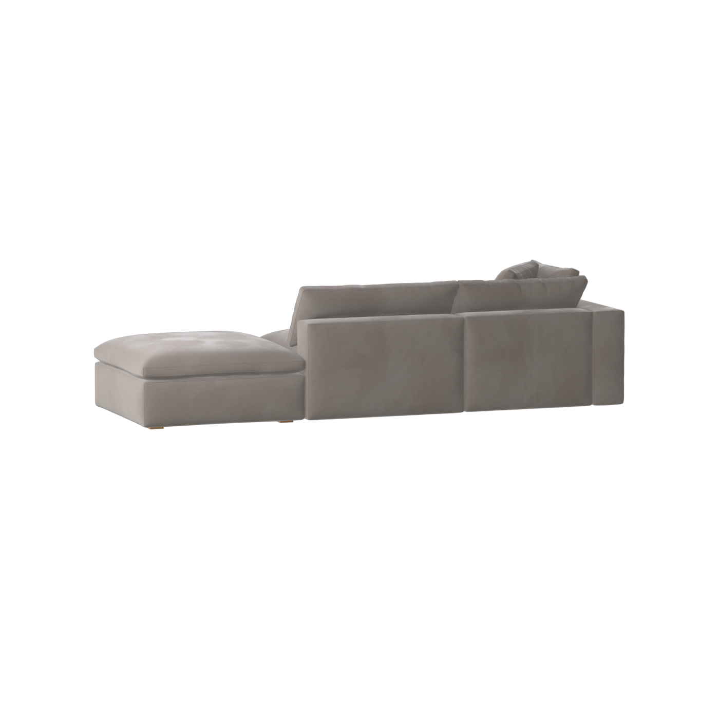 Ari modular corner Sofa with pouffe - Wide fabric range
