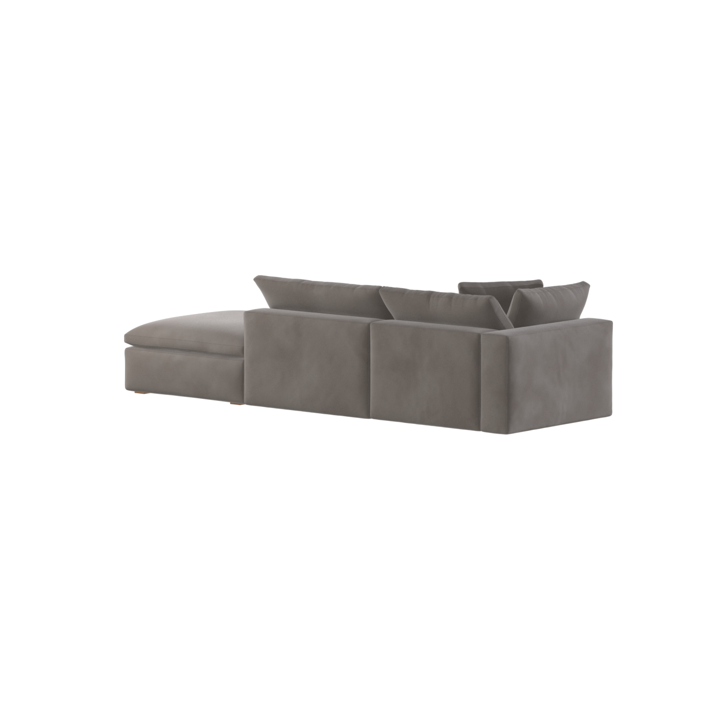 Ari modular corner Sofa with pouffe - Wide fabric range