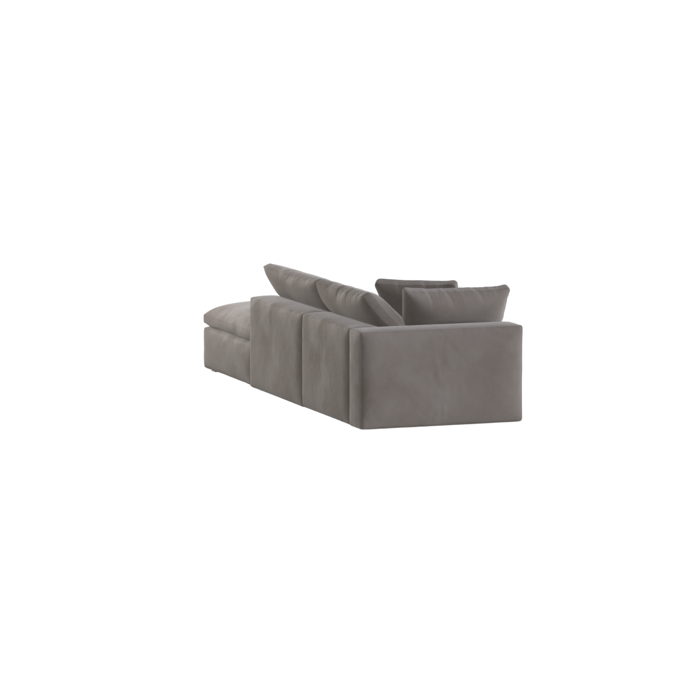 Ari modular corner Sofa with pouffe - Wide fabric range