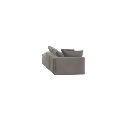 Ari modular corner Sofa with pouffe - Wide fabric range