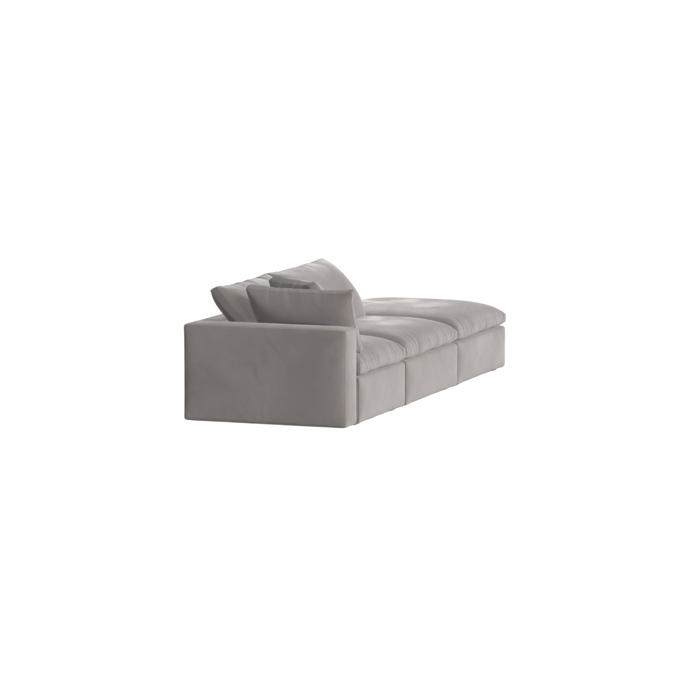 Ari modular corner Sofa with pouffe - Wide fabric range