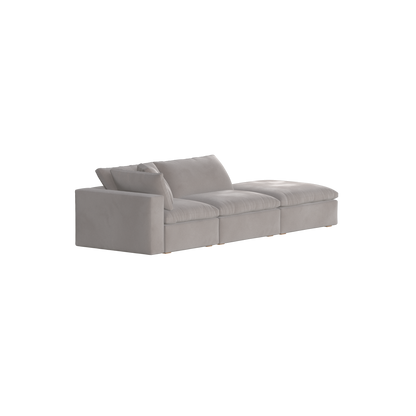 Ari modular corner Sofa with pouffe - Wide fabric range