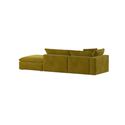 Ari modular corner Sofa with pouffe - Wide fabric range