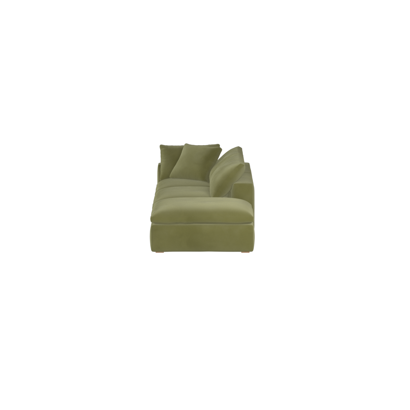 Ari modular corner Sofa with pouffe - Wide fabric range