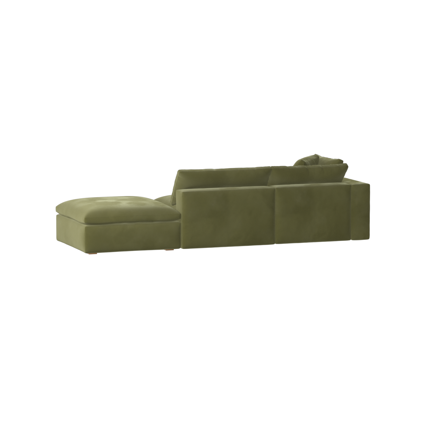Ari modular corner Sofa with pouffe - Wide fabric range