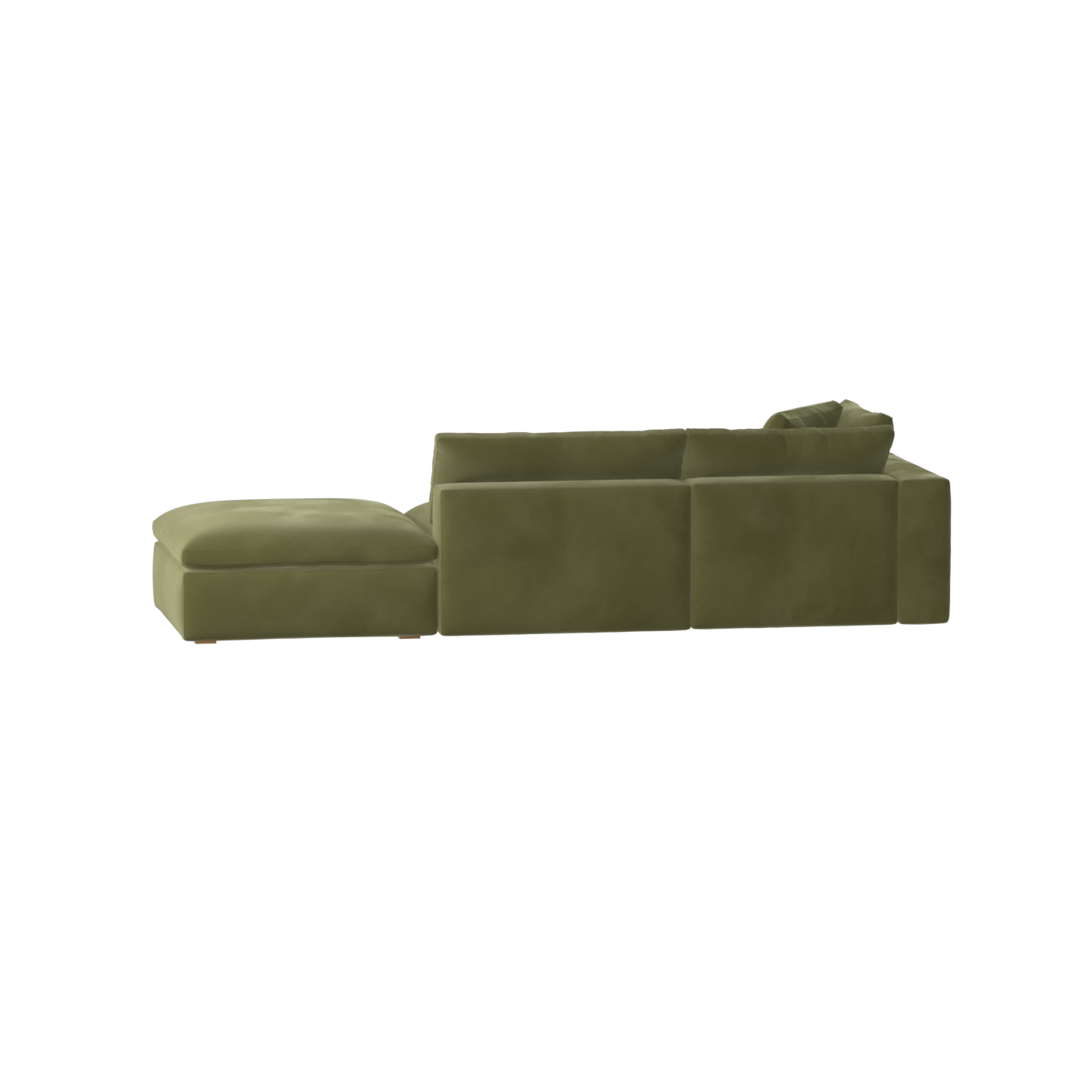 Ari modular corner Sofa with pouffe - Wide fabric range