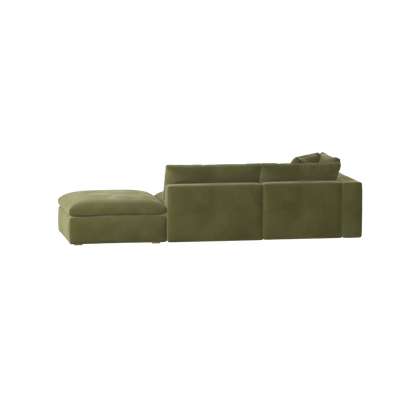 Ari modular corner Sofa with pouffe - Wide fabric range