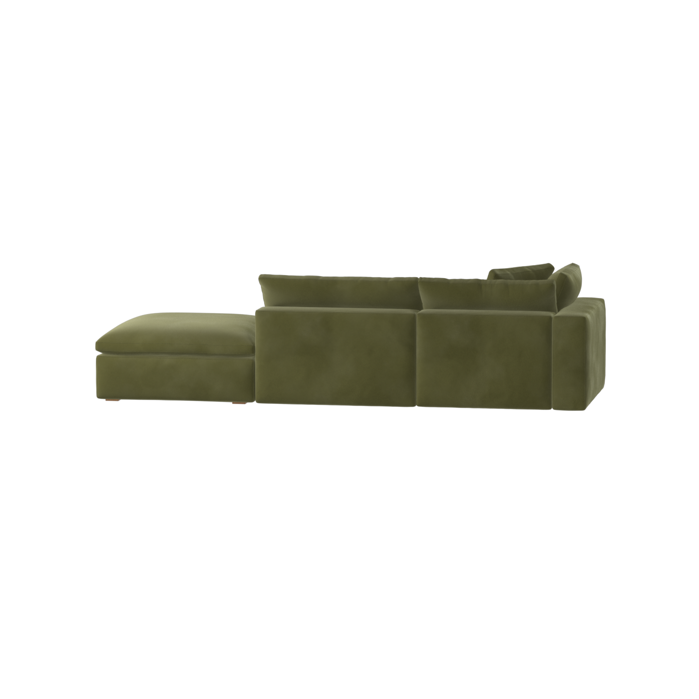 Ari modular corner Sofa with pouffe - Wide fabric range