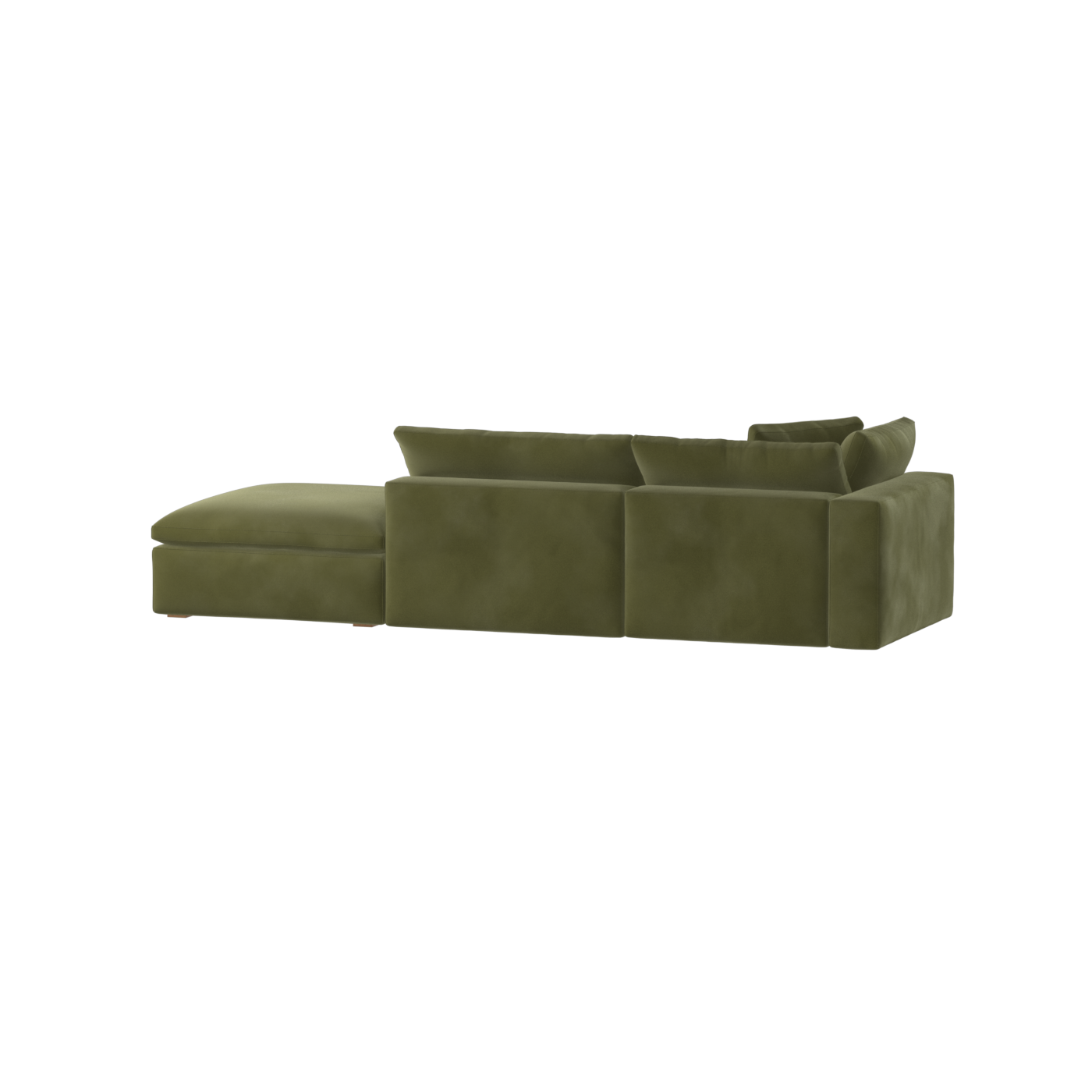 Ari modular corner Sofa with pouffe - Wide fabric range