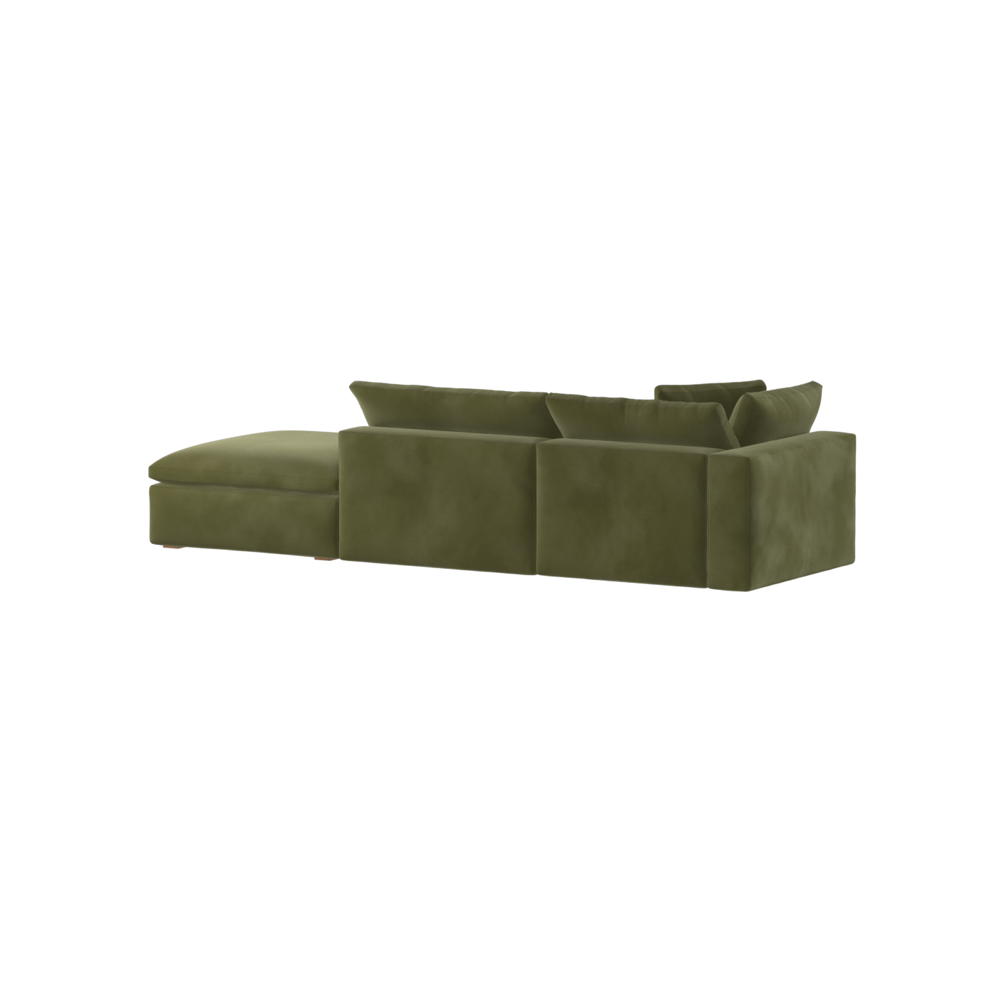 Ari modular corner Sofa with pouffe - Wide fabric range