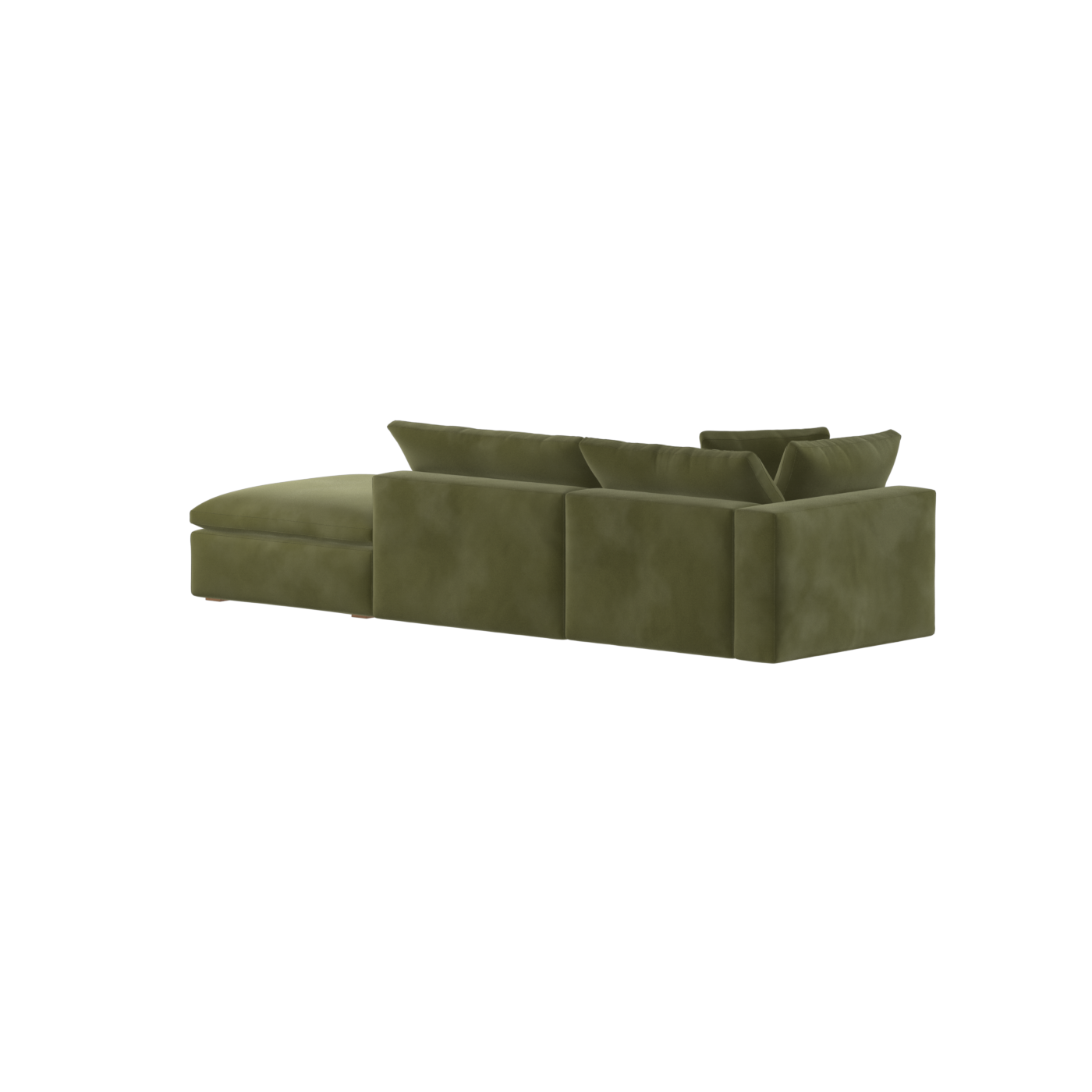 Ari modular corner Sofa with pouffe - Wide fabric range