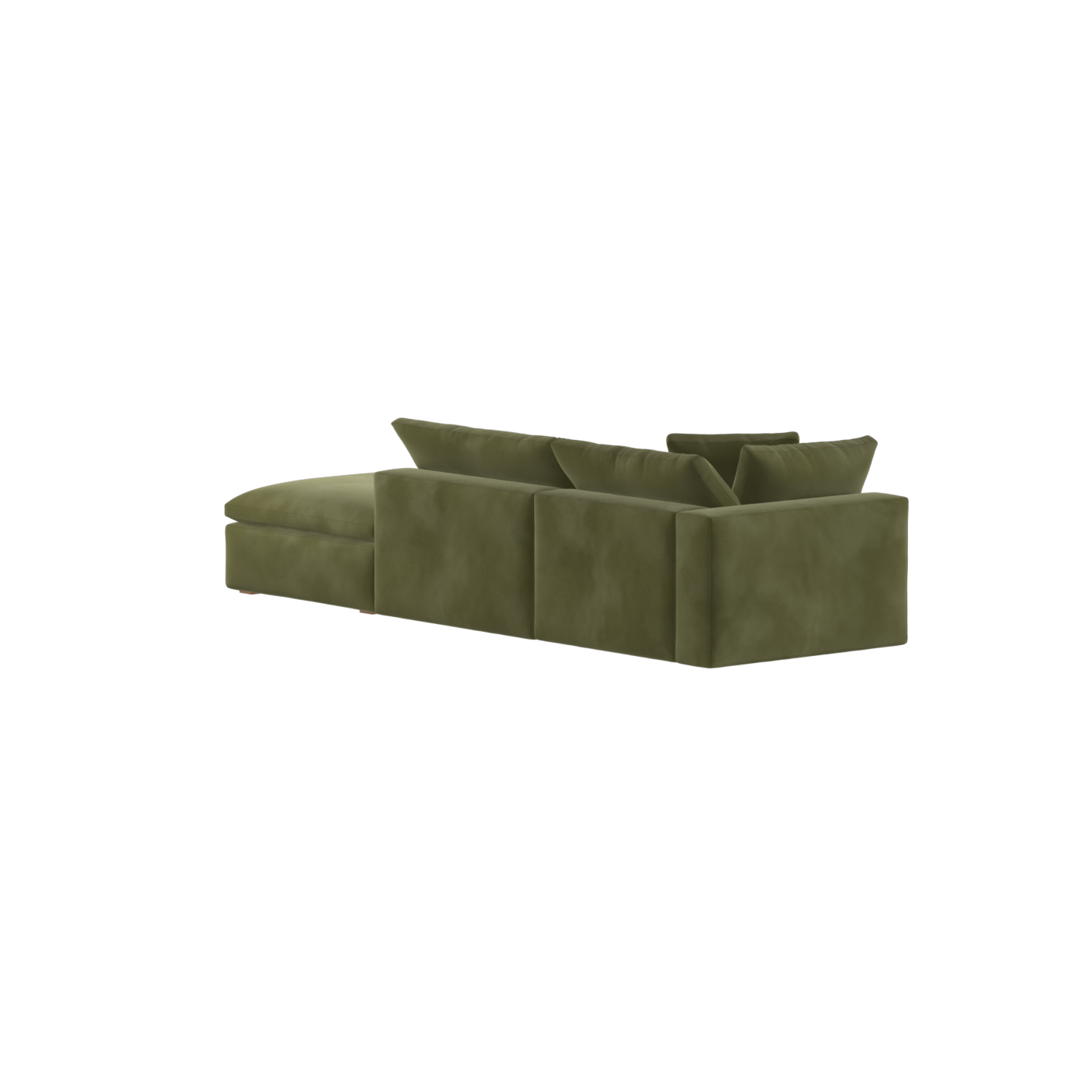 Ari modular corner Sofa with pouffe - Wide fabric range