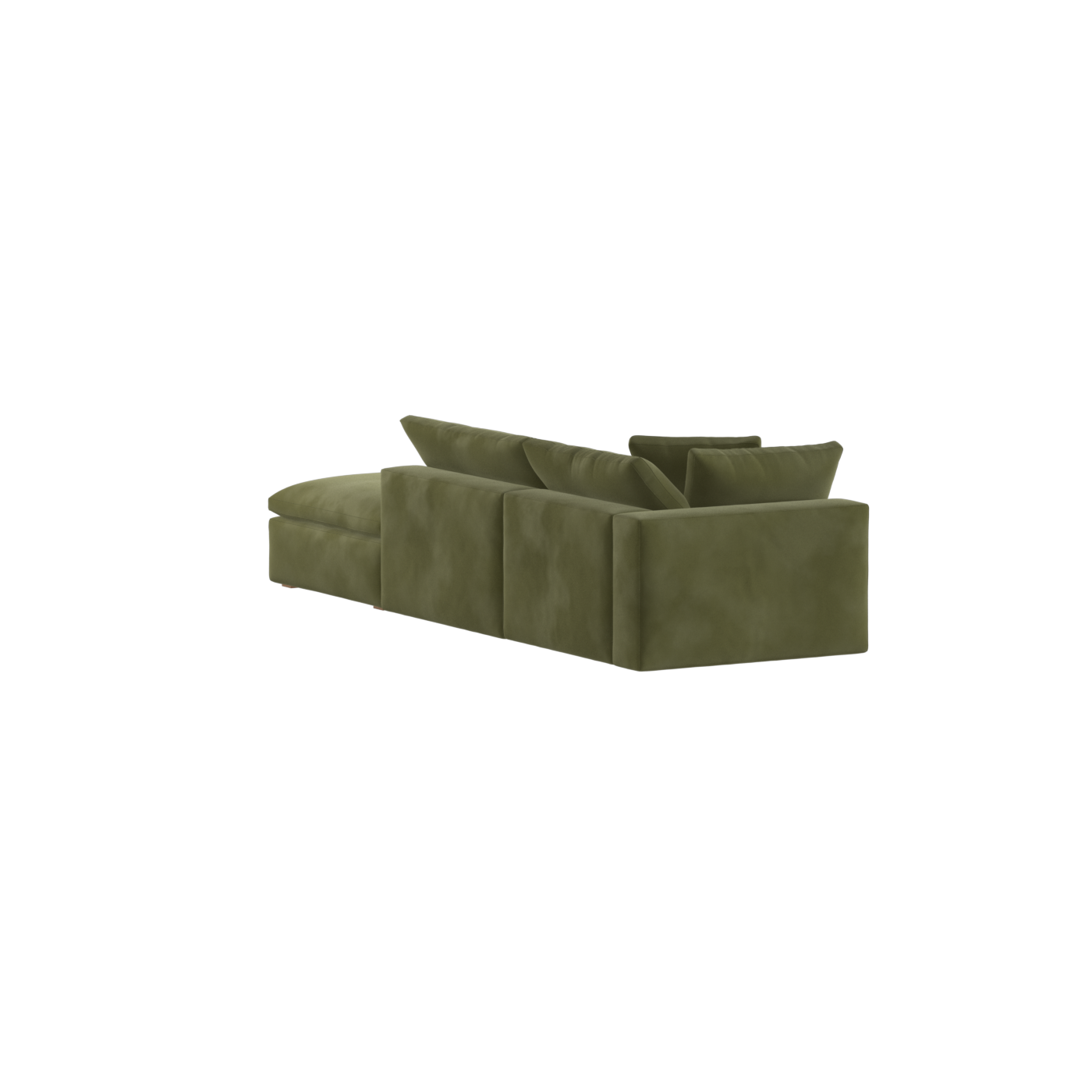 Ari modular corner Sofa with pouffe - Wide fabric range