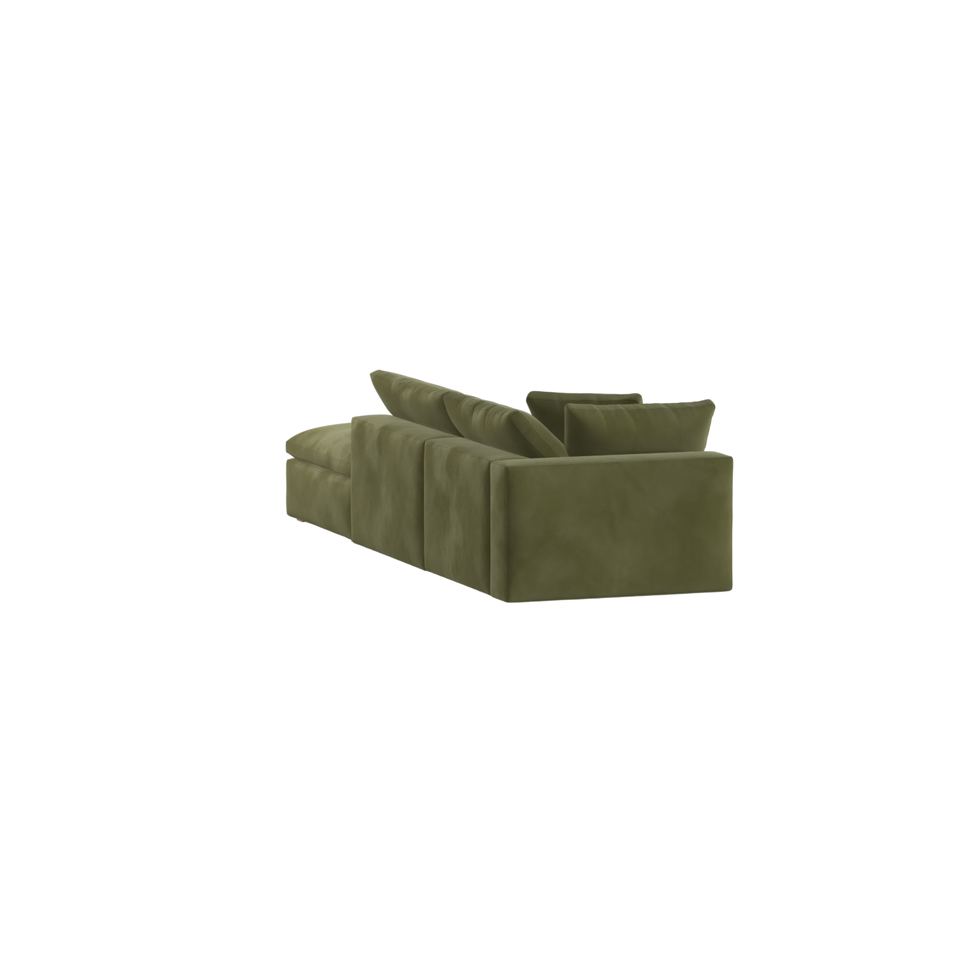 Ari modular corner Sofa with pouffe - Wide fabric range