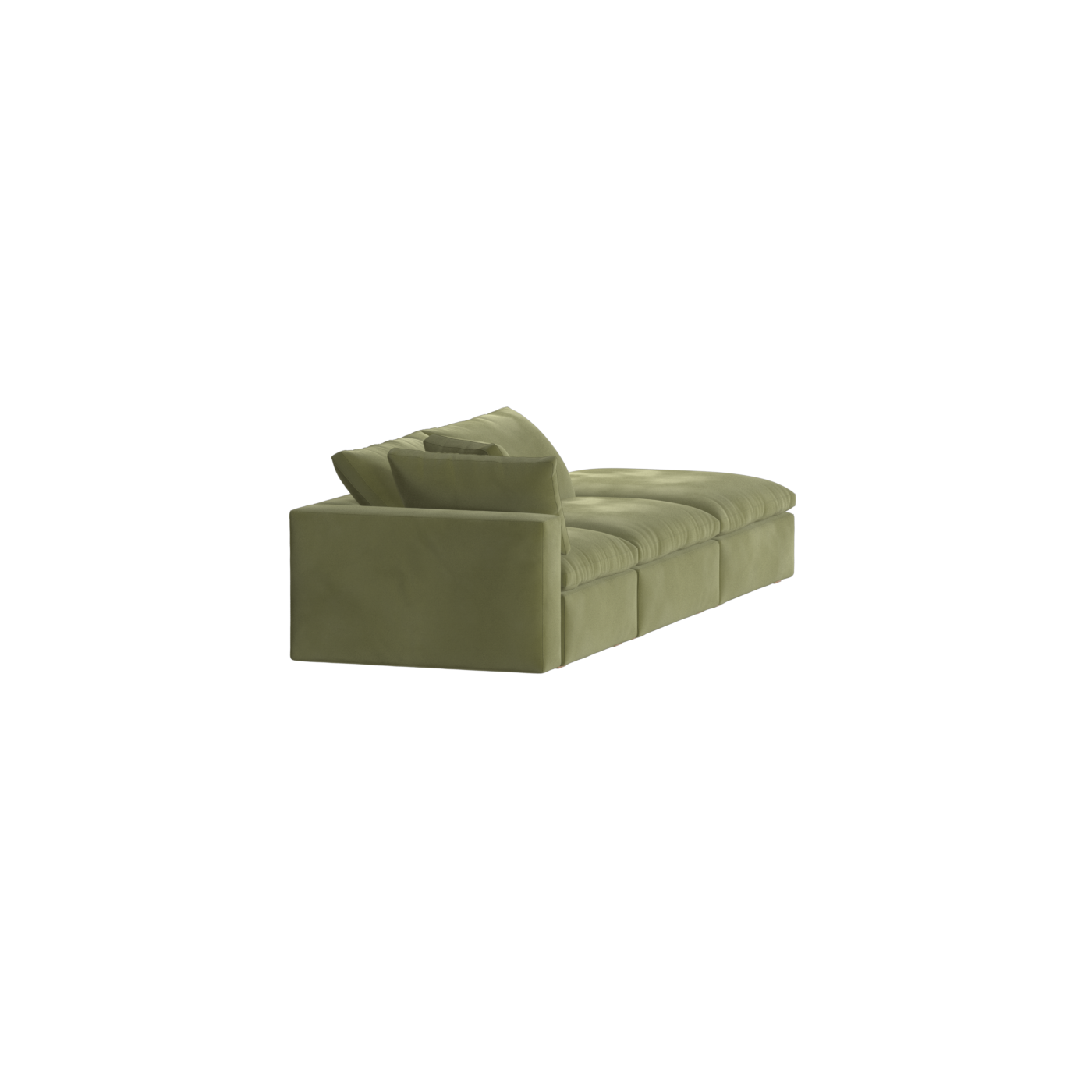 Ari modular corner Sofa with pouffe - Wide fabric range