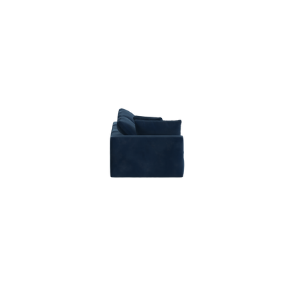 Canapé d'angle modulable Ari avec pouf - Large choix de tissus