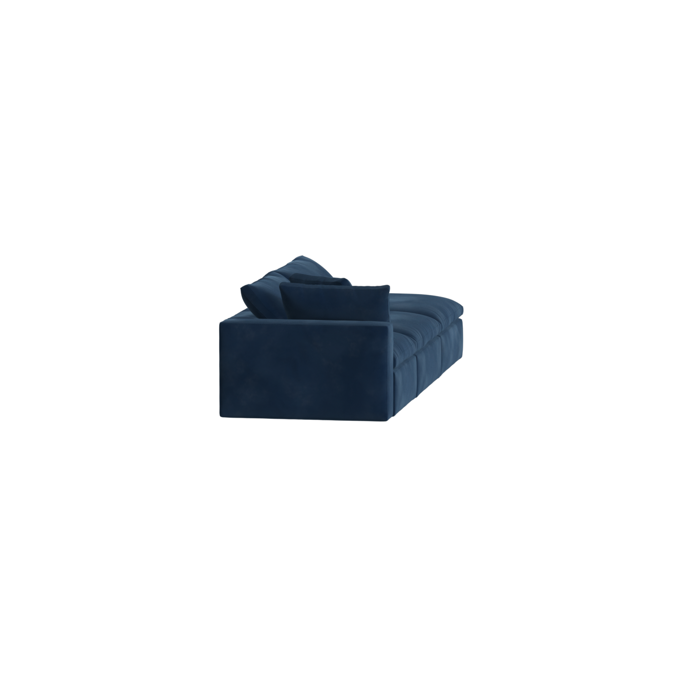Canapé d'angle modulable Ari avec pouf - Large choix de tissus
