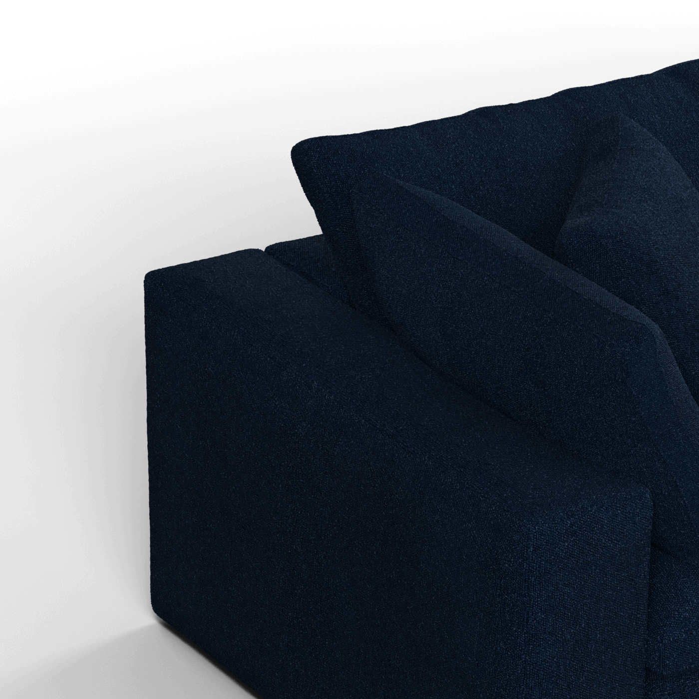 Ari modular corner Sofa with pouffe - Wide fabric range