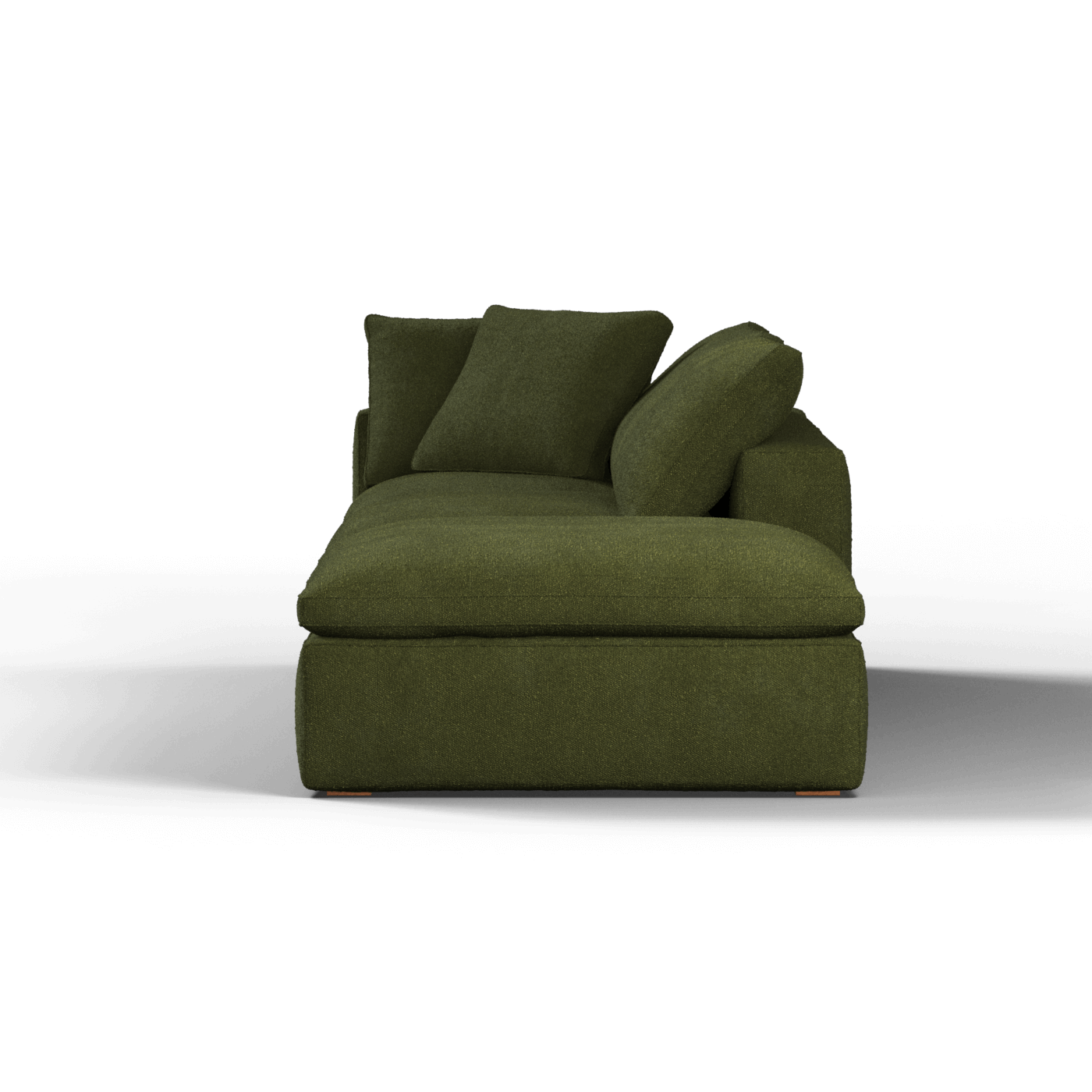 Ari modular corner Sofa with pouffe - Wide fabric range