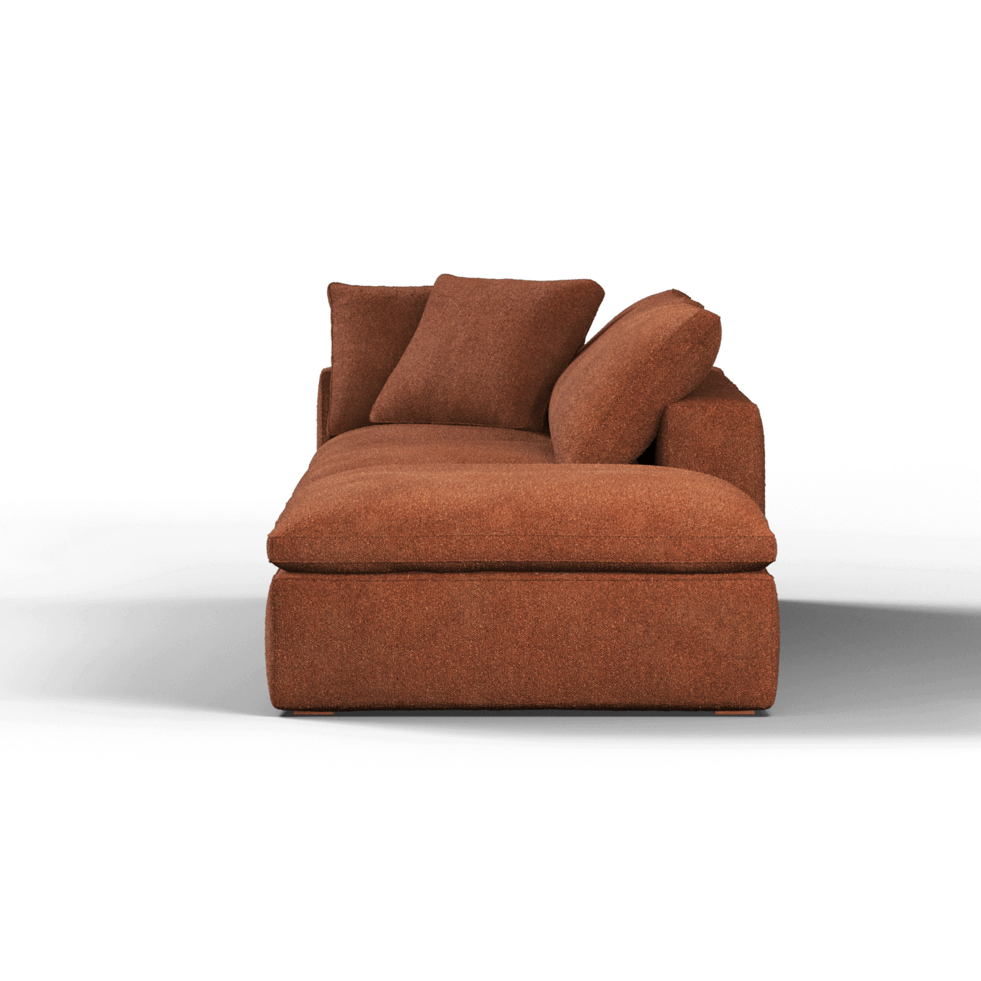 Ari modular corner Sofa with pouffe - Wide fabric range