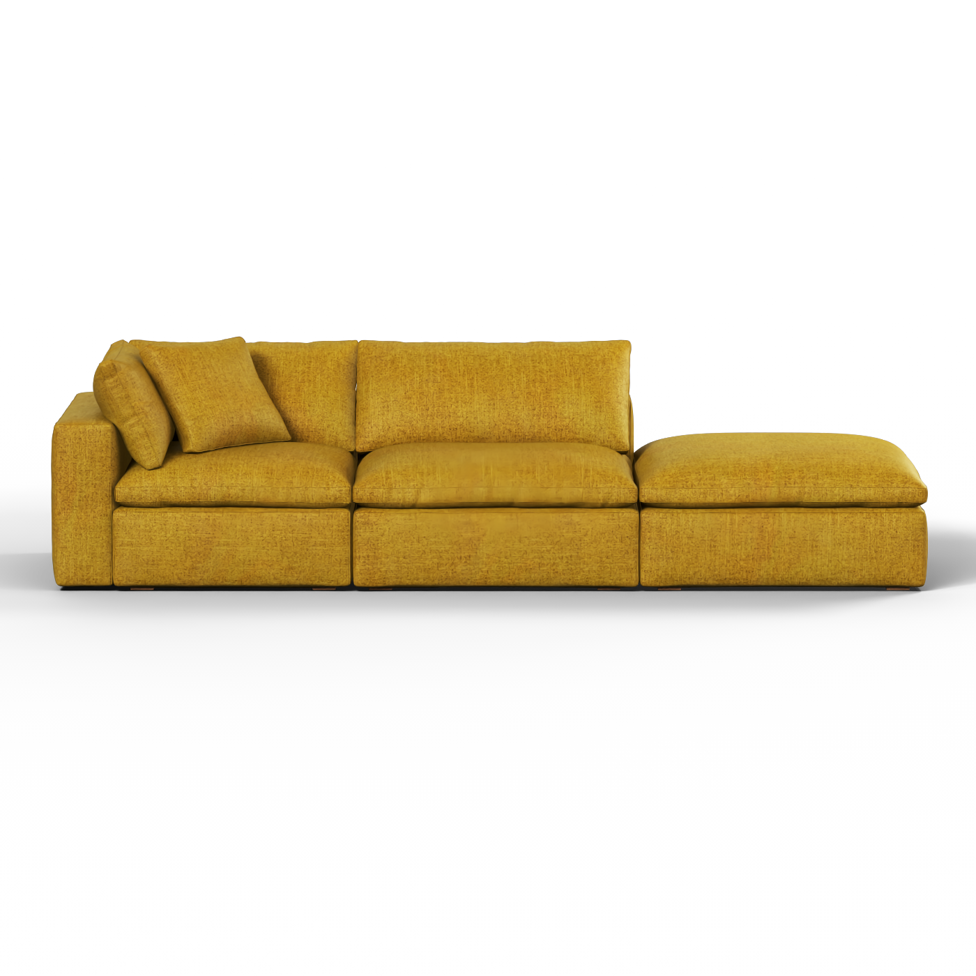 Ari modular corner Sofa with pouffe