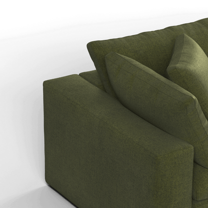 Ari modulares Ecksofa mit Sitzhocker