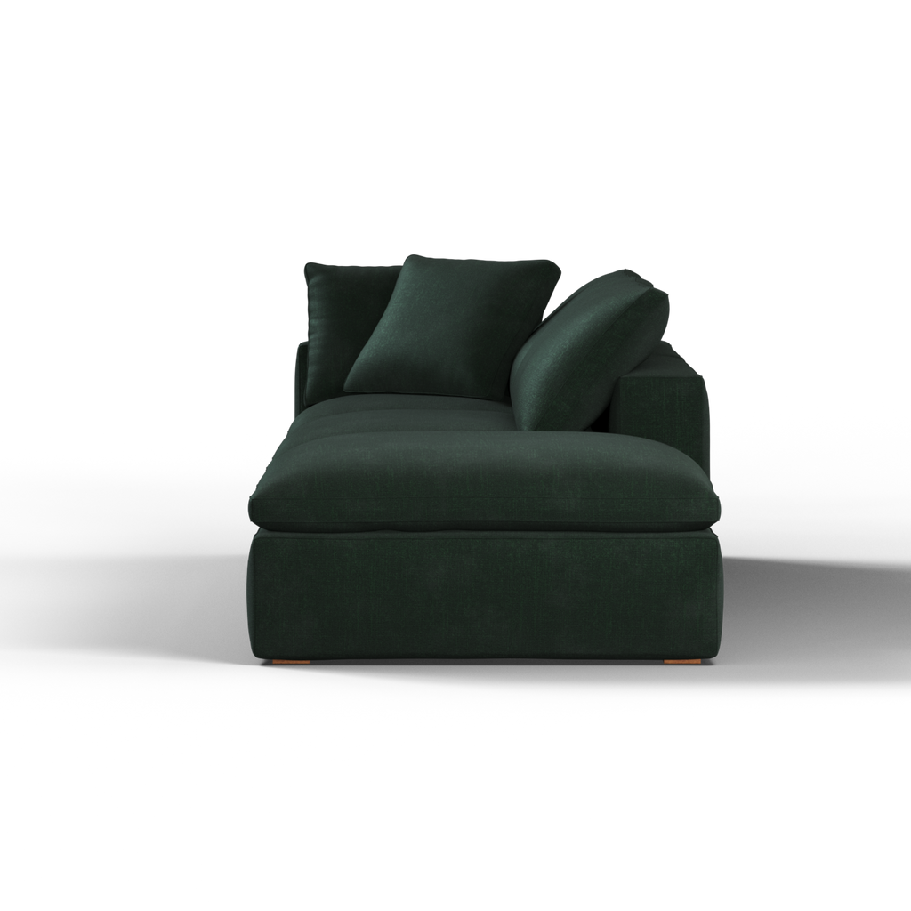 Ari modular corner Sofa with pouffe