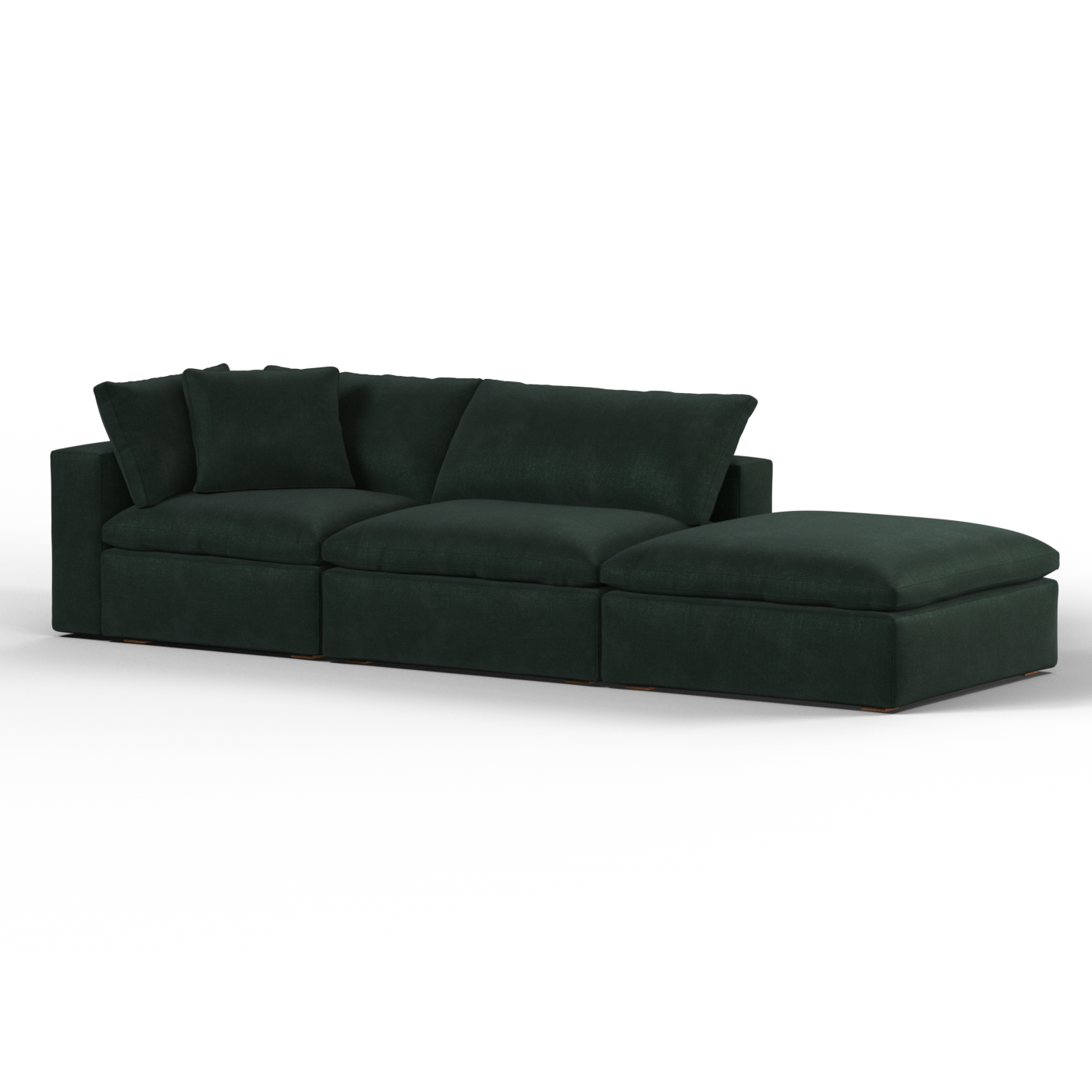 Ari modulares Ecksofa mit Sitzhocker