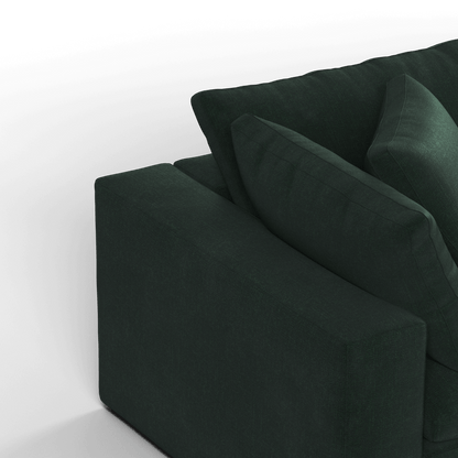 Ari modulares Ecksofa mit Sitzhocker