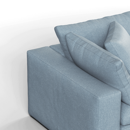 Ari modulares Ecksofa mit Sitzhocker