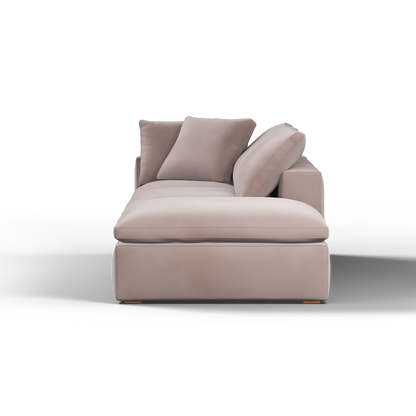 Ari modular corner Sofa with pouffe