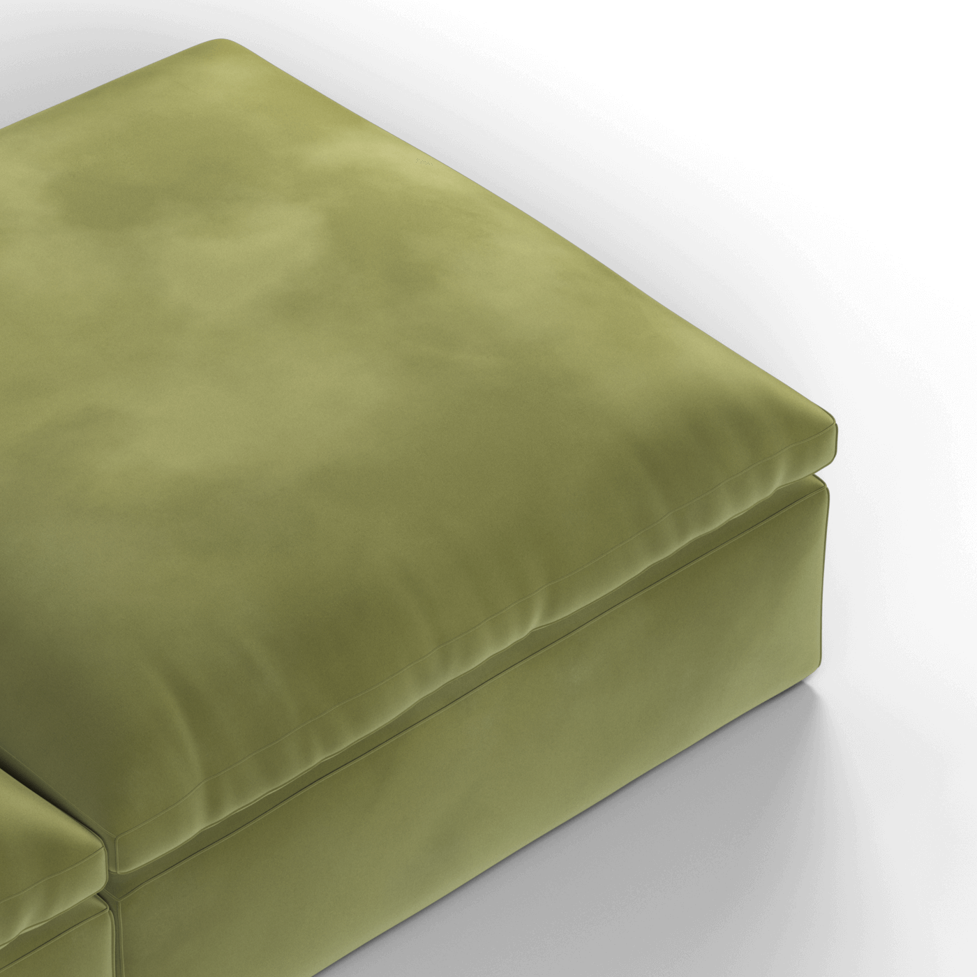 Ari modular corner Sofa with pouffe - Wide fabric range
