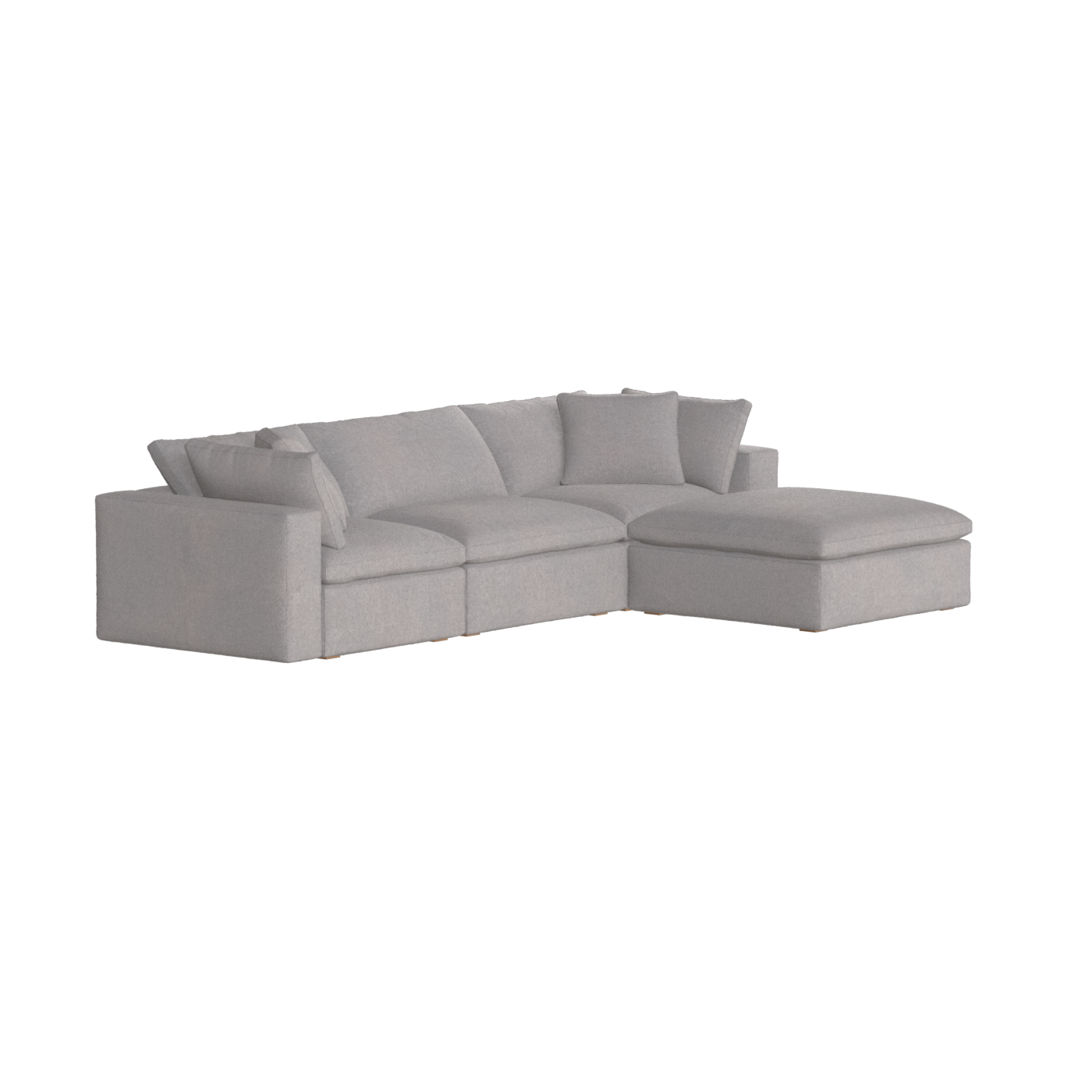 Ari three seater modular corner Sofa With Full Fabric Customisation