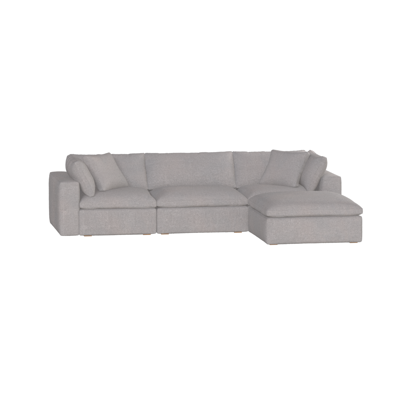 Ari three seater modular corner Sofa With Full Fabric Customisation