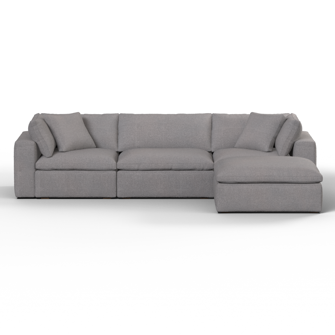 Ari three seater modular corner Sofa With Full Fabric Customisation