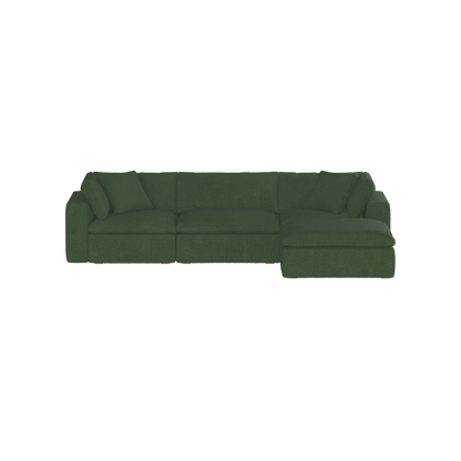 Ari three seater modular corner Sofa With Full Fabric Customisation