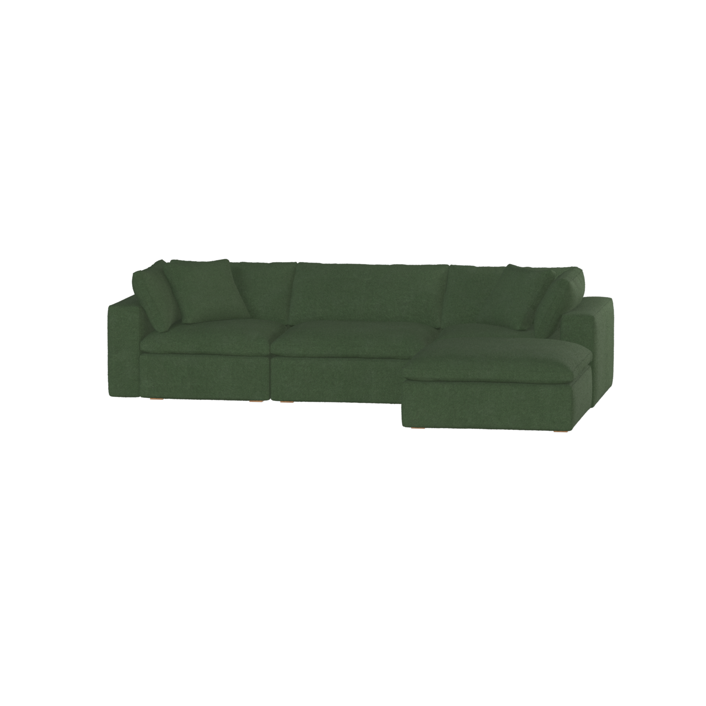 Ari three seater modular corner Sofa With Full Fabric Customisation