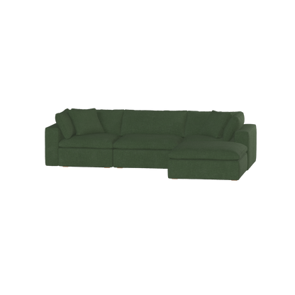 Ari three seater modular corner Sofa With Full Fabric Customisation
