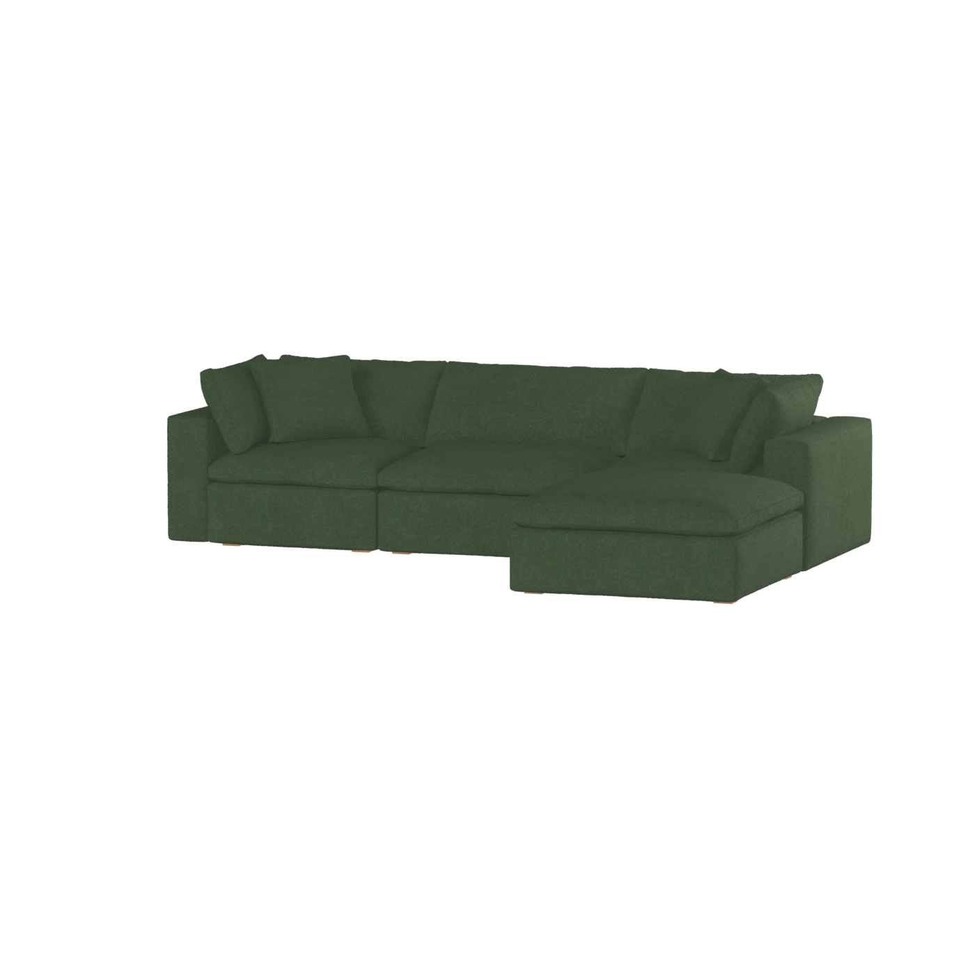 Ari three seater modular corner Sofa With Full Fabric Customisation