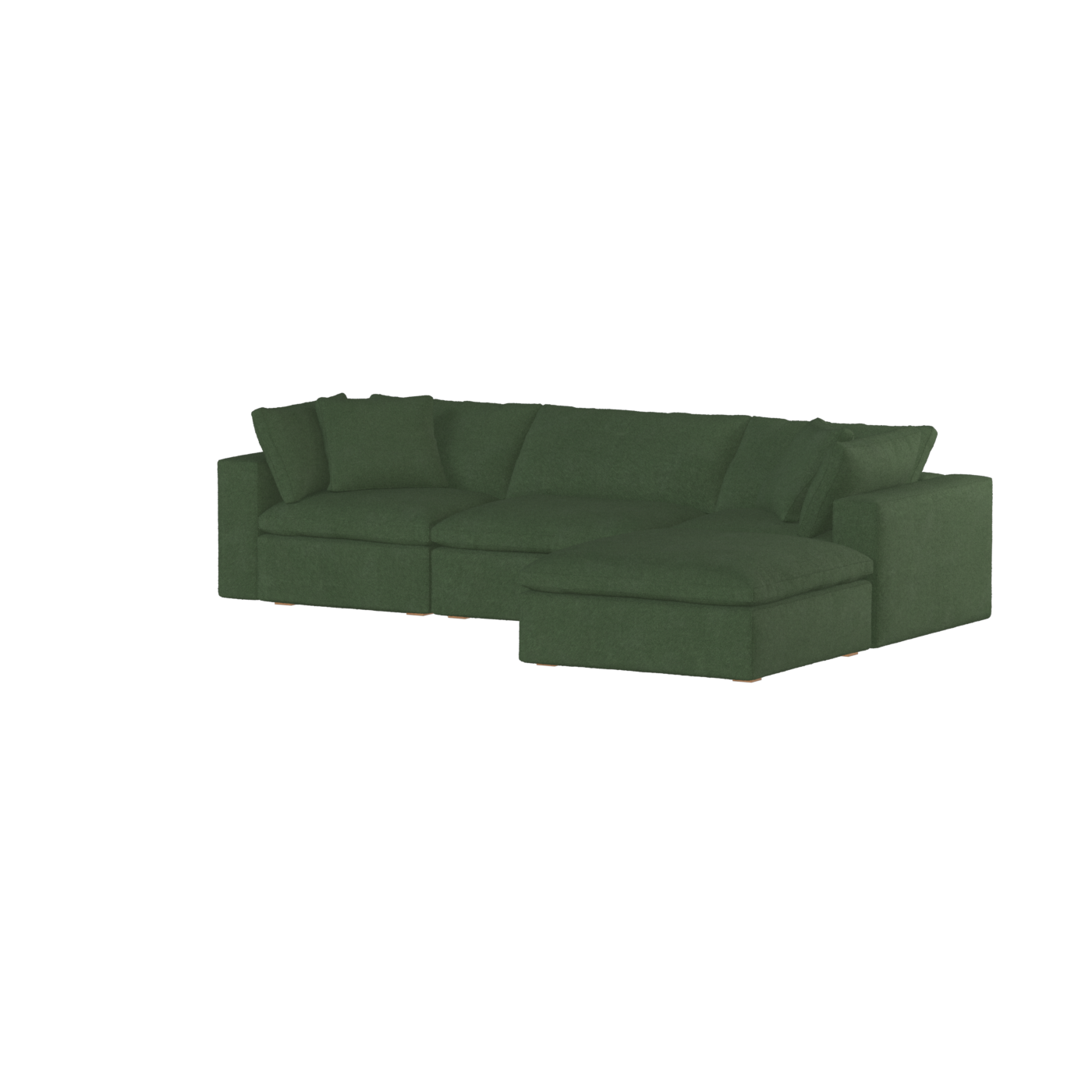 Ari three seater modular corner Sofa With Full Fabric Customisation