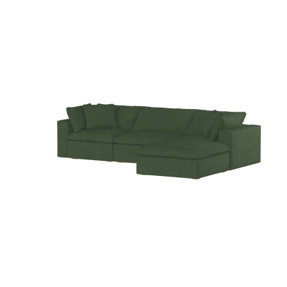 Ari three seater modular corner Sofa With Full Fabric Customisation
