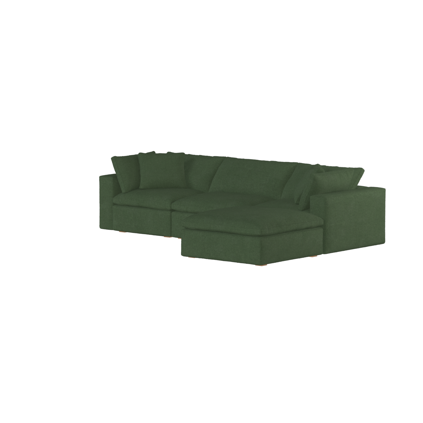 Ari three seater modular corner Sofa With Full Fabric Customisation