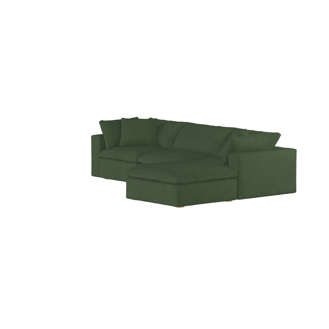 Ari three seater modular corner Sofa With Full Fabric Customisation
