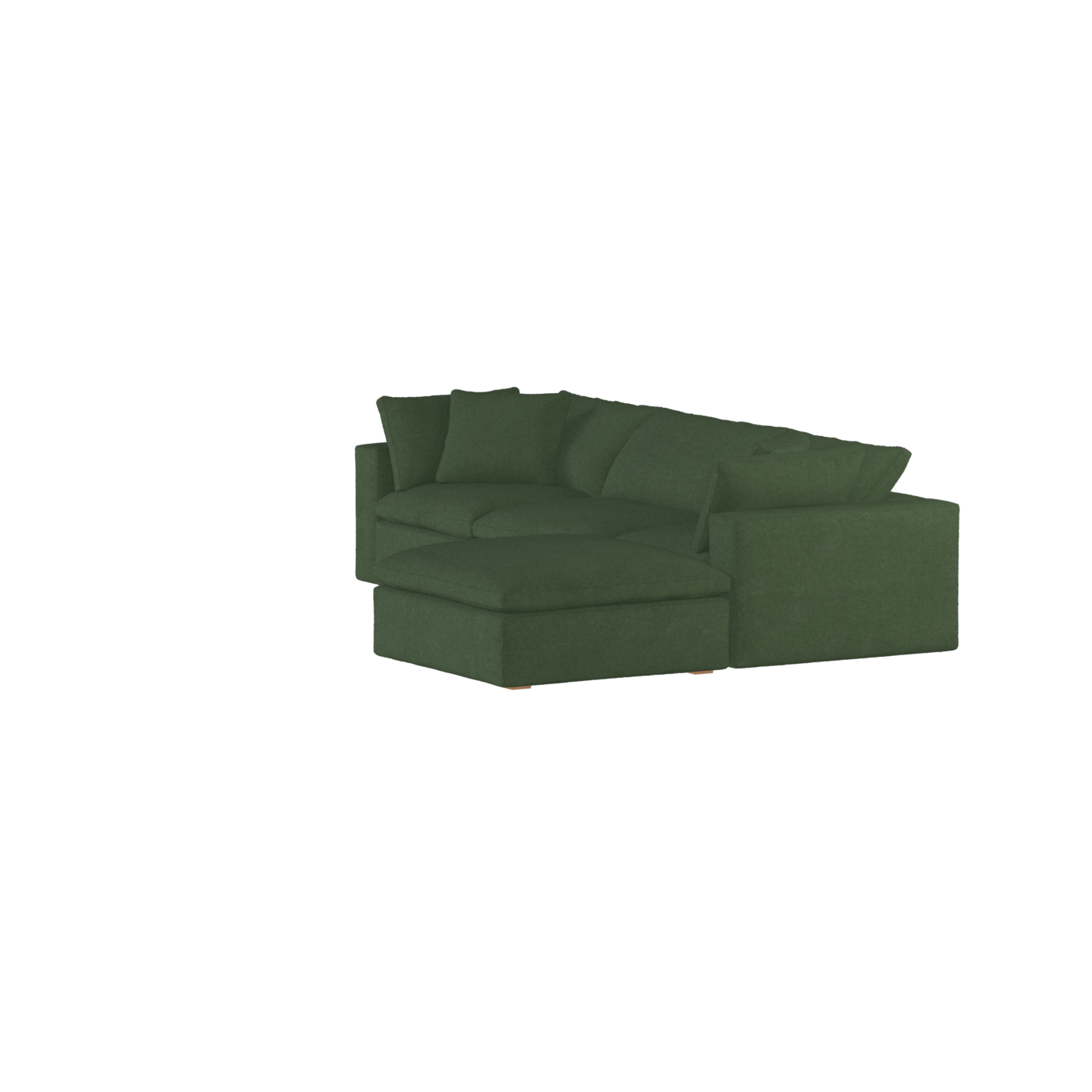 Ari three seater modular corner Sofa With Full Fabric Customisation